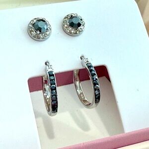 Genuine Crystal Earrings Set